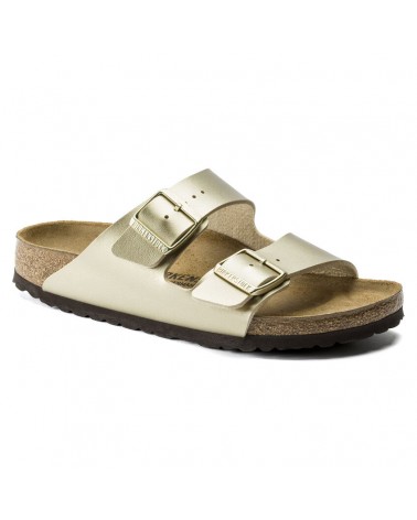 Birkenstock Παντόφλα Arizona Χρυσό (Narrow)